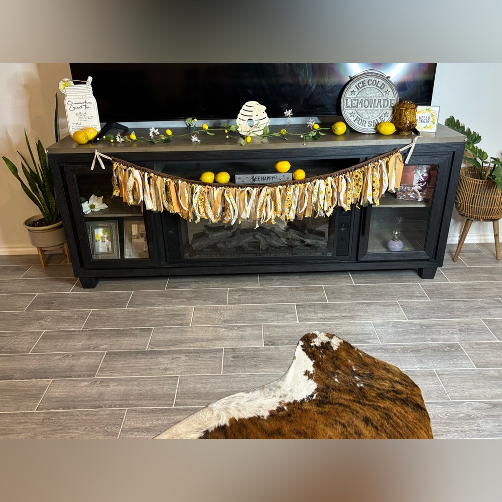 NWT Summer Boho Fabric Garland - Picture 2 of 11